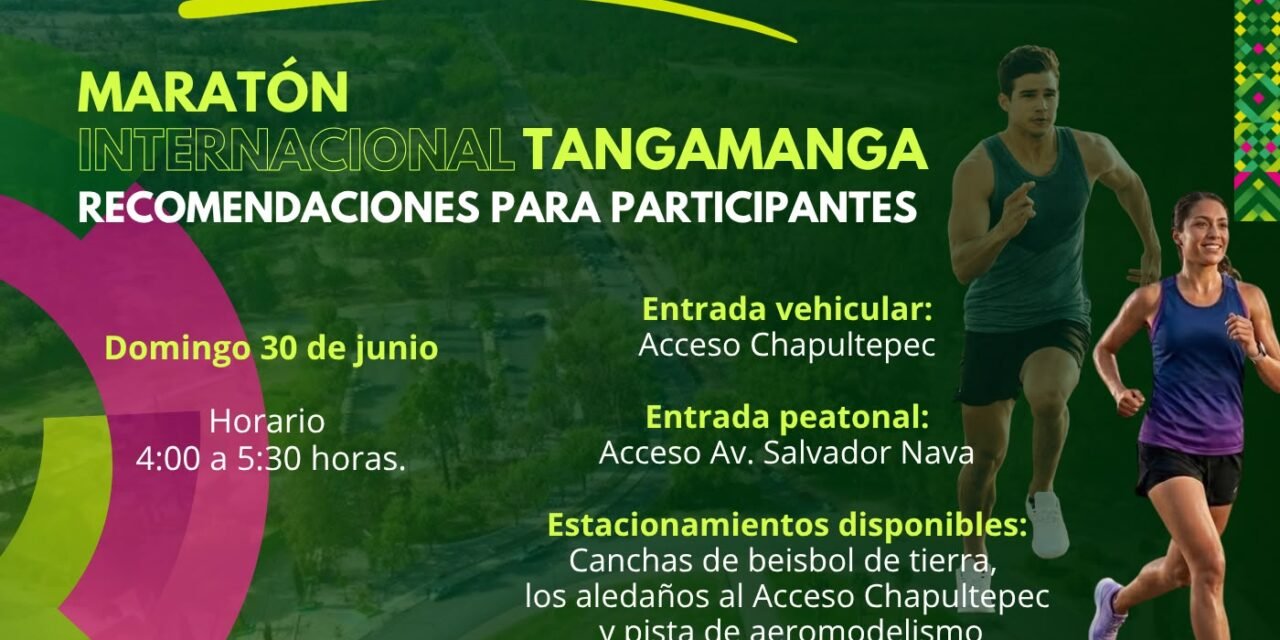 SAN LUIS RECIBIRÁ A MÁS DE CUATRO MIL ATLETAS EN EL MARATÓN INTERNACIONAL TANGAMANGA