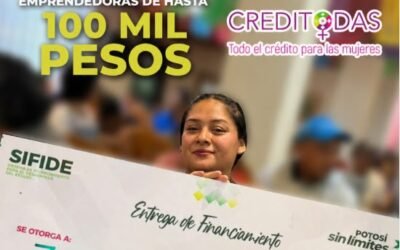 GOBIERNO DEL ESTADO IMPULSA LA AUTONOMÍA ECONÓMICA DE LAS MUJERES POTOSINAS