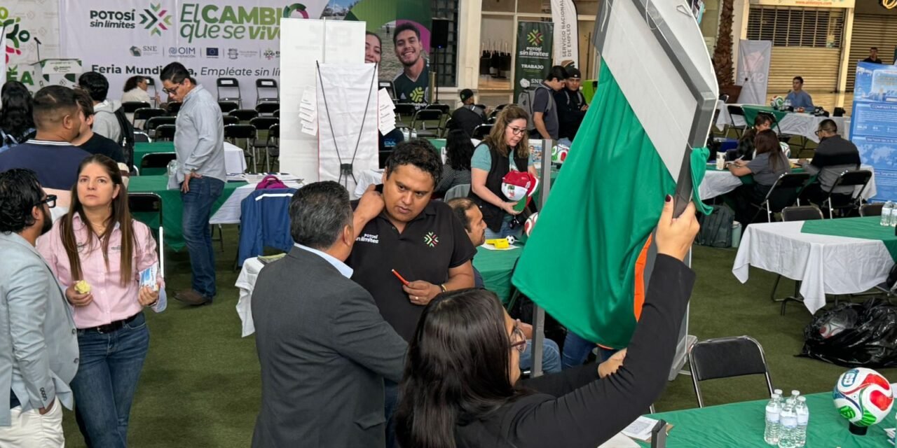 GOBIERNO ESTATAL ACERCA MÁS DE 400 VACANTES A LAS Y LOS POTOSINOS