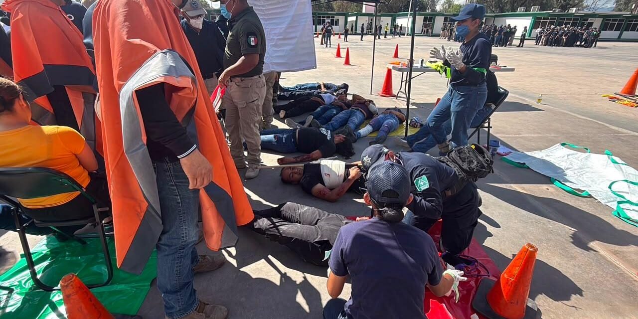 GOBIERNO ESTATAL REFUERZA LA PREPARACIÓN DE CORPORACIONES DE SEGURIDAD ANTE EMERGENCIAS