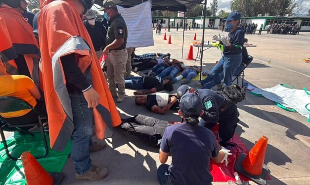 GOBIERNO ESTATAL REFUERZA LA PREPARACIÓN DE CORPORACIONES DE SEGURIDAD ANTE EMERGENCIAS