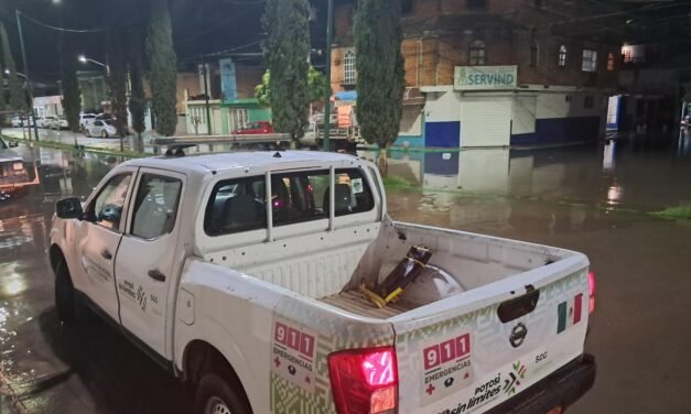 GOBIERNO ESTATAL REFUERZA ATENCIÓN ANTE LLUVIAS EN SAN LUIS POTOSÍ