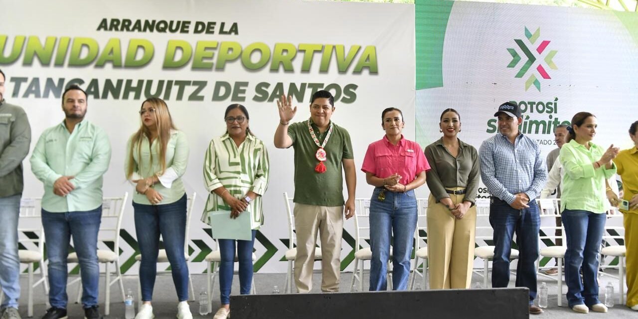 RICARDO GALLARDO LLEVA DEPORTE Y MOVILIDAD A TANCANHUITZ