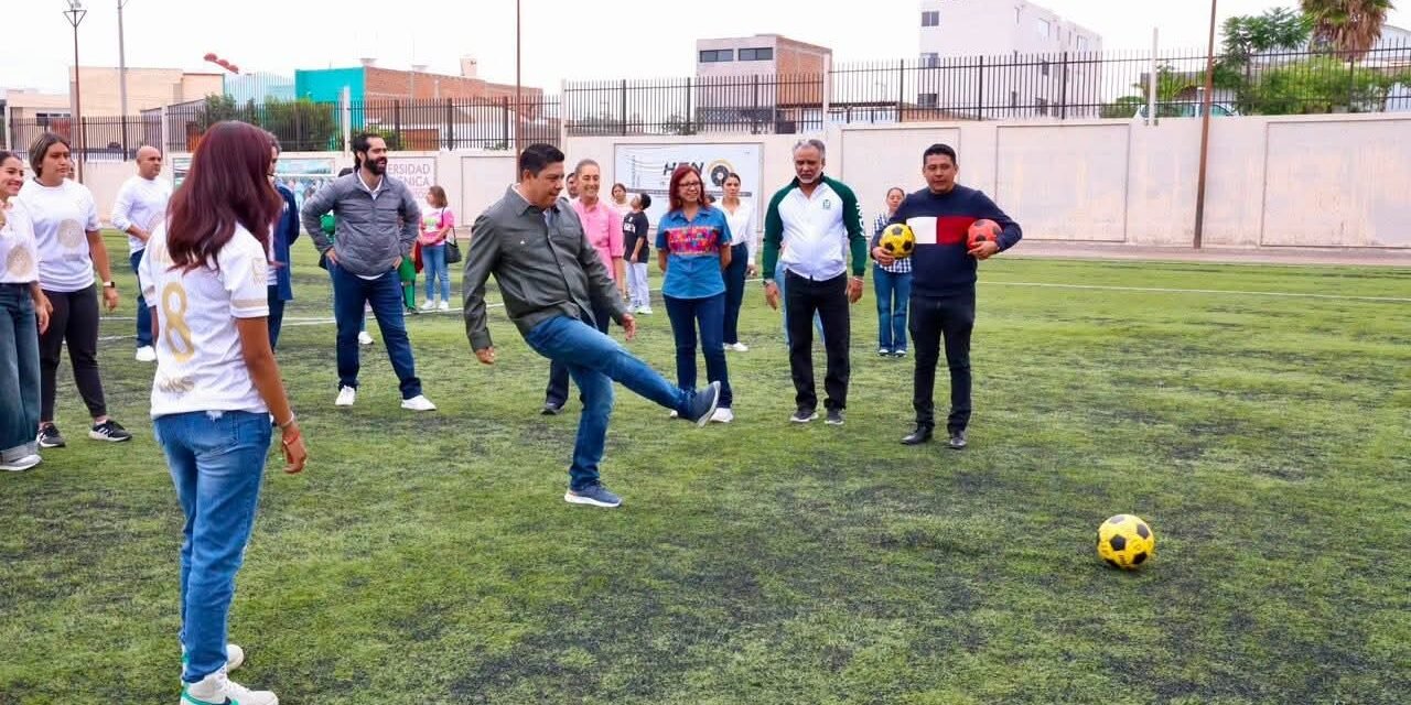 RICARDO GALLARDO Y CLAUDIA SHEINBAUM RESPALDAN AL TALENTO POTOSINO CON EXPERIENCIA MUNDIALISTA