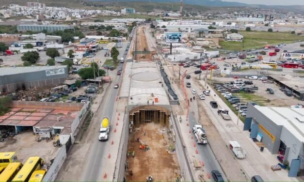 PASO INFERIOR DE CIRCUITO POTOSÍ Y AV. DE LAS TORRES QUEDARÁ LISTO PARA FENAPO