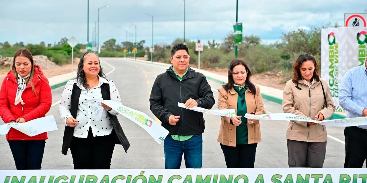 RICARDO GALLARDO ENTREGA VÍA ALTERNA DE VILLA DE POZOS