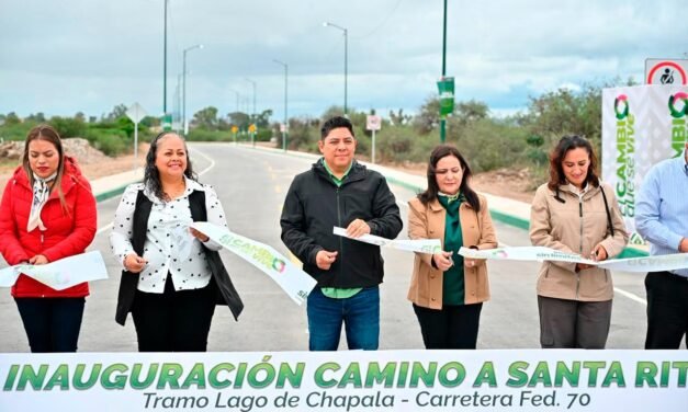 RICARDO GALLARDO ENTREGA VÍA ALTERNA DE VILLA DE POZOS