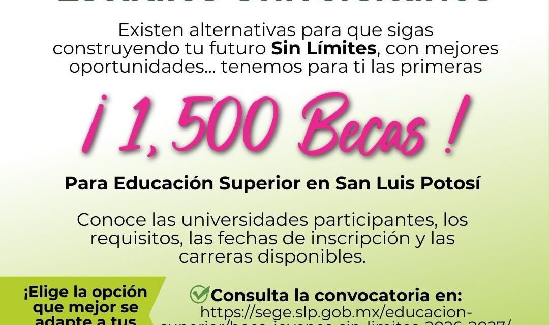GOBIERNO DEL CAMBIO ABRE BECAS PARA QUE MÁS JÓVENES ESTUDIEN UNA CARRERA UNIVERSITARIA