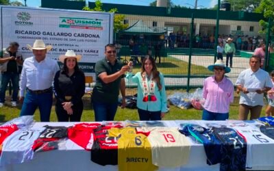 SE REHABILITÓ Y ENTREGÓ LA UNIDAD DEPORTIVA DEL MUNICIPIO DE AQUISMÓN