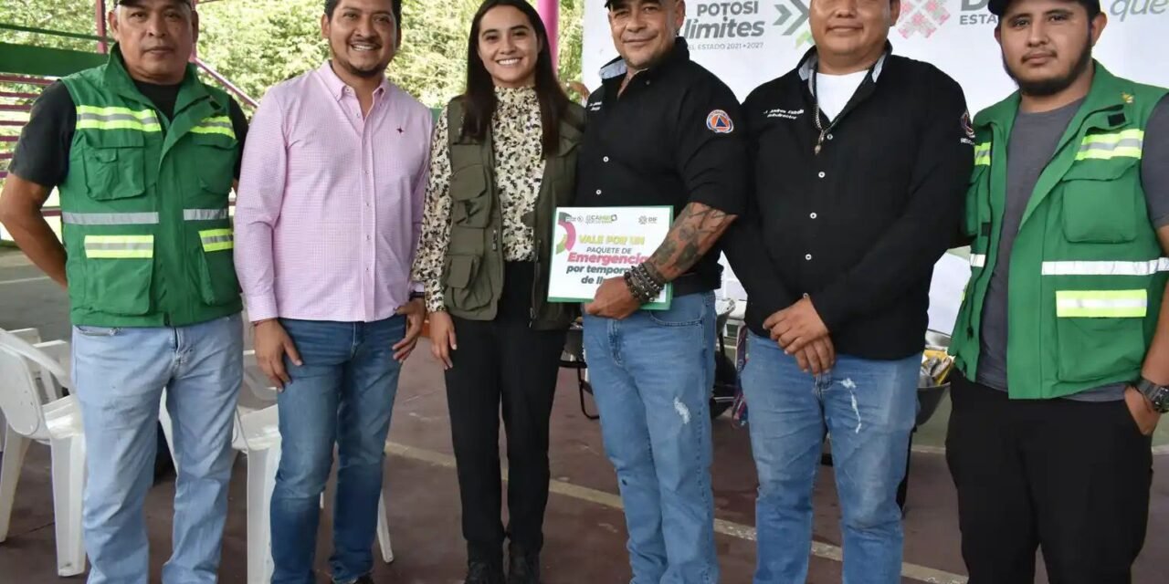 GOBIERNO ESTATAL FORTALECE A PROTECCIÓN CIVIL EN LA HUASTECA