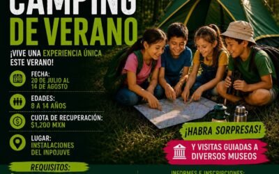 NPOJUVE ABRE CAMPING DE VERANO PARA NIÑAS Y NIÑOS