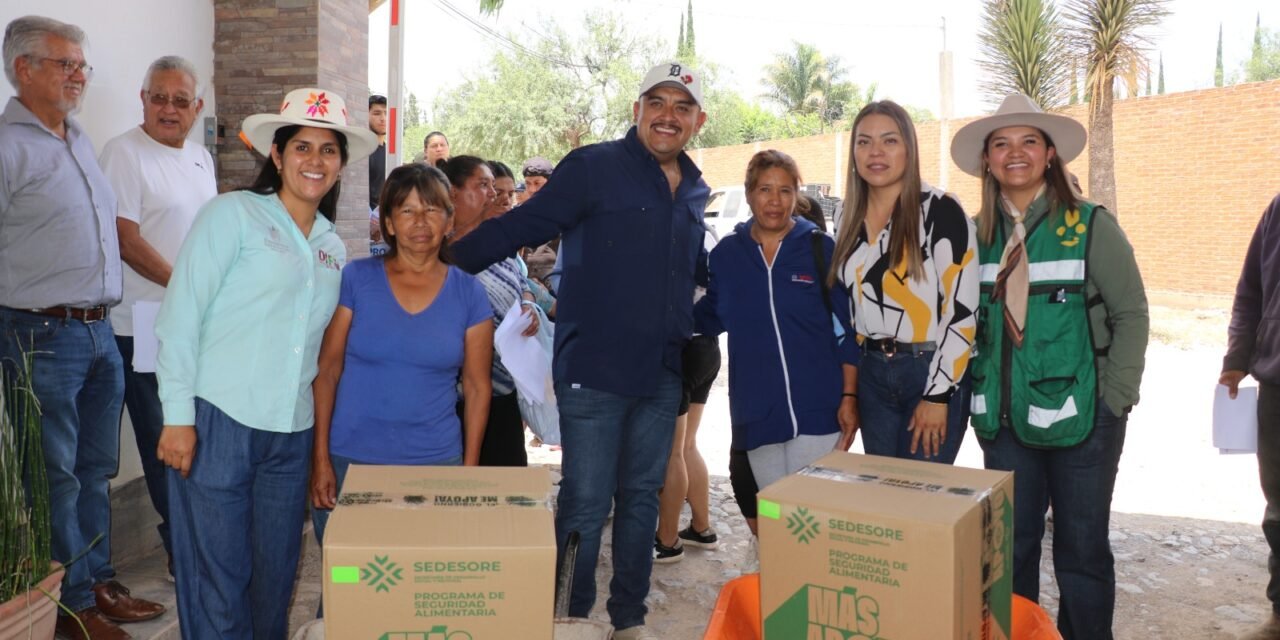 APOYOS ALIMENTARIOS LLEGAN DIRECTAMENTE A FAMILIAS DE CUATRO REGIONES