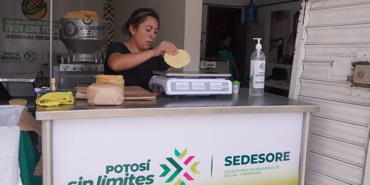 GOBIERNO DEL ESTADO MANTIENE EL KILO DE TORTILLA EN 14 PESOS CON TORTIAPOYO
