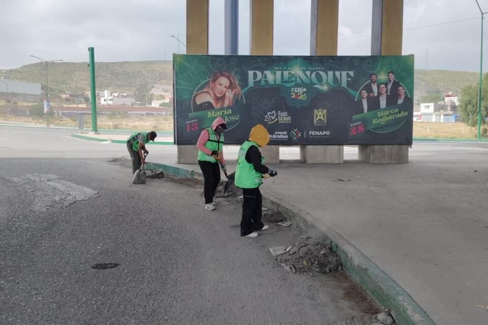 SEDUVOP DA MANTENIMIENTO A CIRCUITO POTOSÍ PREVIO A LA FENAPO 2026