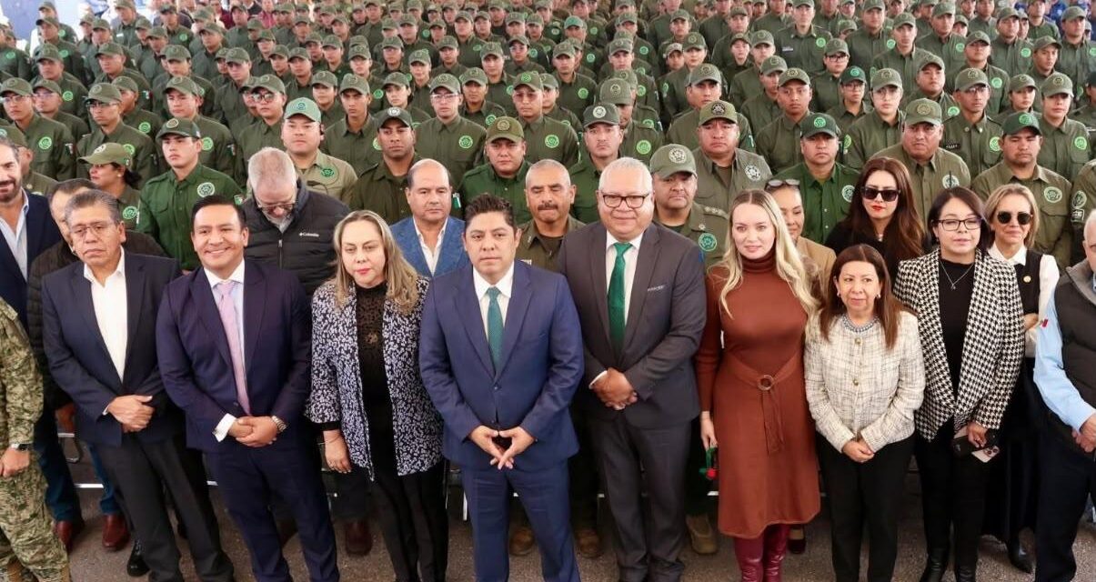 GOBERNADOR RICARDO GALLARDO REVISA AVANCES DE SEGURIDAD ESTATAL