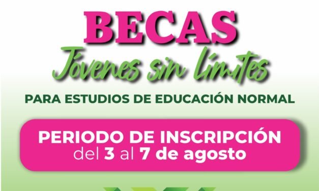 GOBIERNO DEL ESTADO ABRE REGISTRO PARA BECAS A FUTUROS DOCENTES