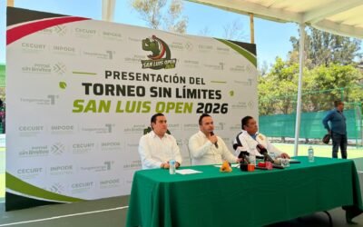 GOBIERNO ESTATAL REHABILITA CENTRO TENÍSTICO TANGAMANGA Y PRESENTA TORNEO SAN LUIS OPEN 2026