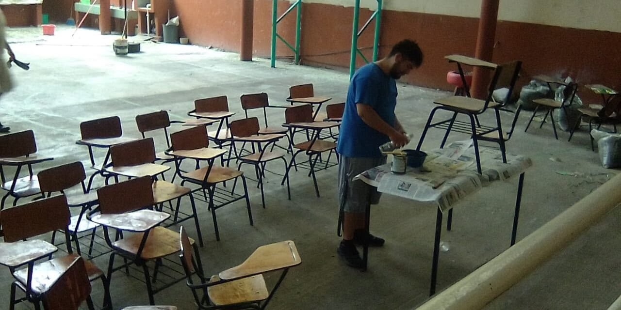 GOBIERNO DEL ESTADO RENUEVA PLANTELES EDUCATIVOS DURANTE ESTE PERIODO VACACIONAL