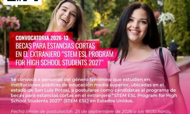 GOBIERNO DEL ESTADO OFRECE BECAS EN ESTADOS UNIDOS A JÓVENES POTOSINAS