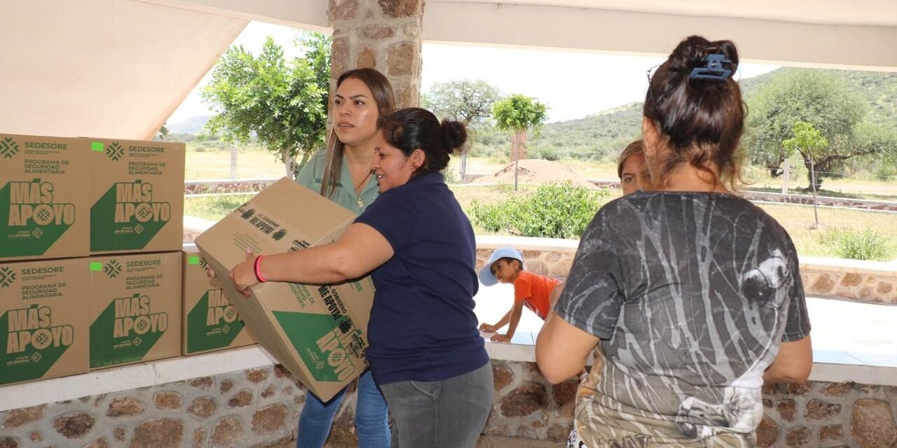 GOBIERNO DEL ESTADO CONTINÚA CON ENTREGA DE APOYOS ALIMENTARIOS EN MUNICIPIOS