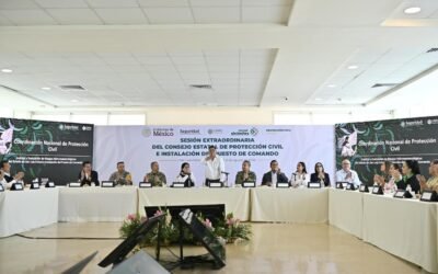 RICARDO GALLARDO ENCABEZA SESIÓN EXTRAORDINARIA DEL CONSEJO ESTATAL DE PROTECCIÓN CIVIL ANTE TEMPORADA DE LLUVIAS