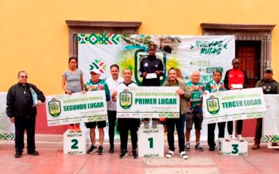 CORREDORES RECORREN LOS BARRIOS POTOSINOS EN EL SERIAL RUTAS Y PUEBLOS MÁGICOS