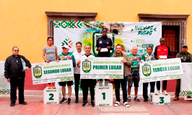 CORREDORES RECORREN LOS BARRIOS POTOSINOS EN EL SERIAL RUTAS Y PUEBLOS MÁGICOS
