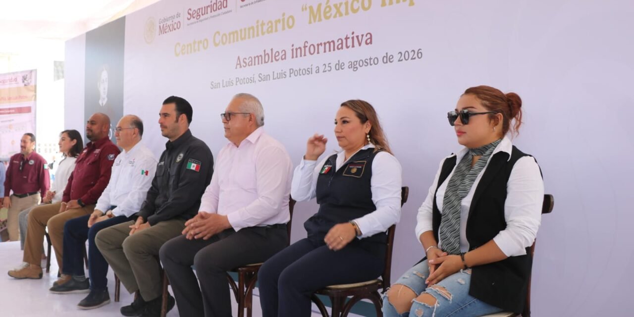 ESTADO SE SUMA A LA ESTRATEGIA FEDERAL PARA RECONSTRUIR EL TEJIDO SOCIAL MEDIANTE CENTROS COMUNITARIOS