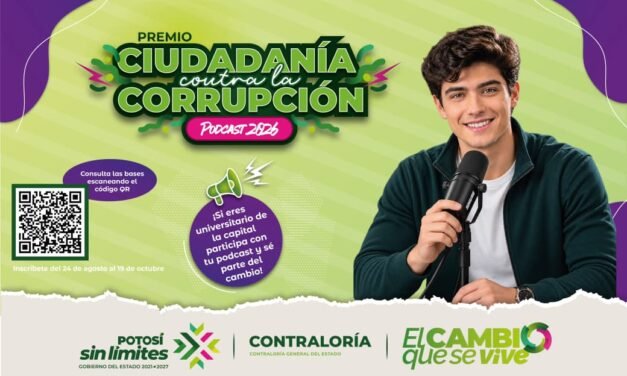 JÓVENES UNIVERSITARIOS PODRÁN GANAR HASTA 10 MIL PESOS CON PODCAST ANTICORRUPCIÓN