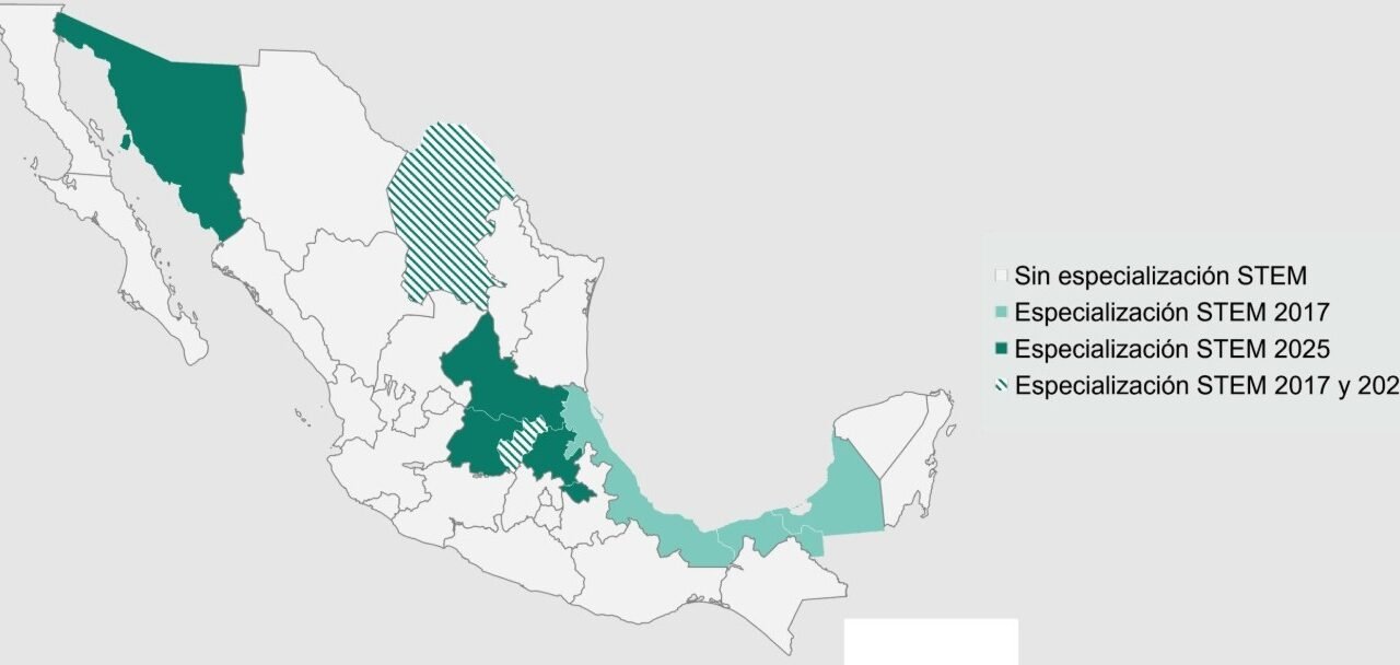 SAN LUIS POTOSÍ, ENTRE LOS SIETE ESTADOS DEL PAÍS CON ESPECIALIZACIÓN STEM