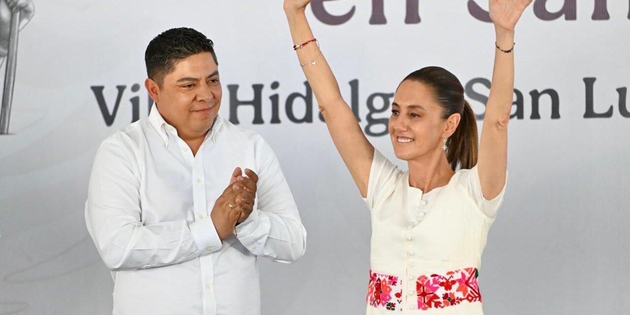 EL GOBERNADOR DEL ESTADO, RICARDO GALLARDO CARDONA, RECONOCE LOS RESULTADOS DE CLAUDIA SHEINBAUM EN SU SEGUNDO AÑO DE GOBIERNO