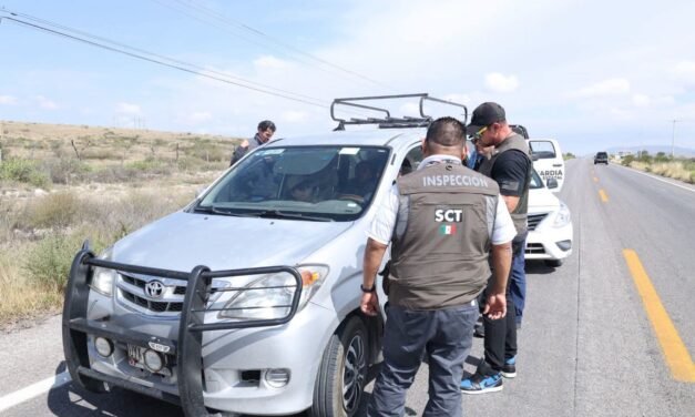 SCT MANTIENE OPERATIVOS CONTRA TRANSPORTE IRREGULAR EN LAS CUATRO REGIONES