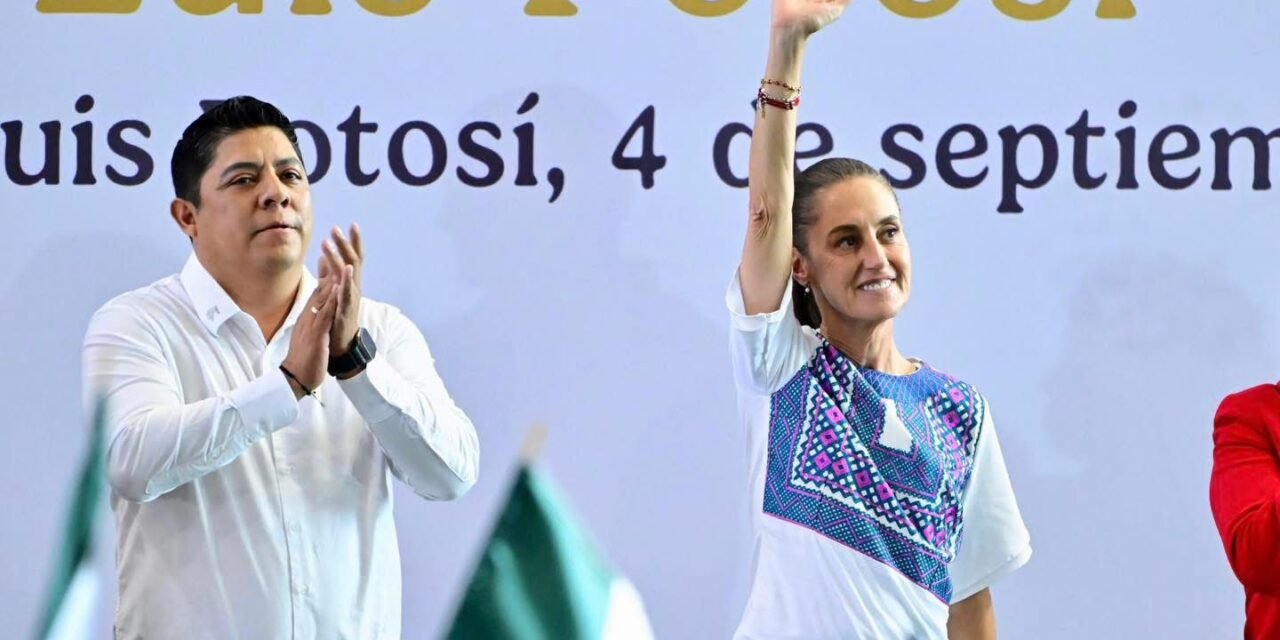 RICARDO GALLARDO Y CLAUDIA SHEINBAUM CONSOLIDAN DESARROLLO Y GOBERNABILIDAD EN SAN LUIS POTOSÍ