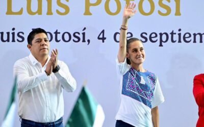 RICARDO GALLARDO Y CLAUDIA SHEINBAUM CONSOLIDAN DESARROLLO Y GOBERNABILIDAD EN SAN LUIS POTOSÍ