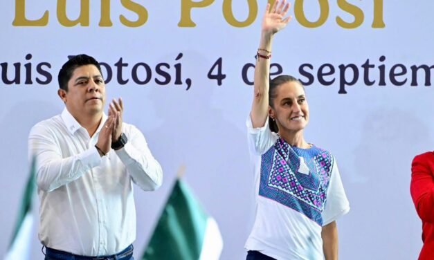 RICARDO GALLARDO Y CLAUDIA SHEINBAUM CONSOLIDAN DESARROLLO Y GOBERNABILIDAD EN SAN LUIS POTOSÍ