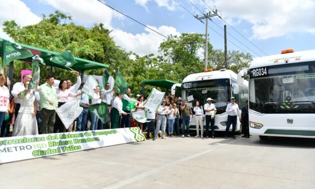 HABITANTES AGRADECEN AL GOBERNADOR RICARDO GALLARDO LLEGADA DE LA REDMETRO RIVIERA HUASTECA