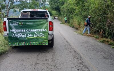 MÁS DE 23 MIL PERSONAS SE BENEFICIAN CON CONSERVACIÓN DEL CAMINO AXTLA–COXCATLÁN