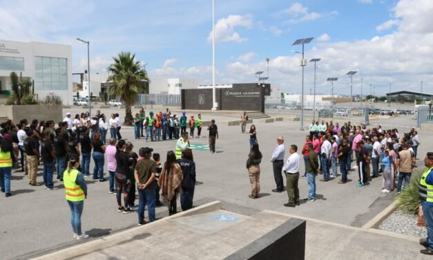 GOBIERNO ESTATAL FORTALECE LA PREVENCIÓN Y CAPACIDAD DE RESPUESTA CON SIMULACRO NACIONAL 2026