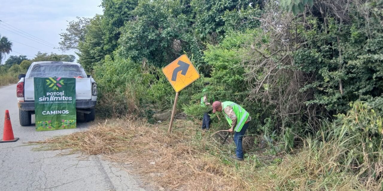 JEC CONSERVA CIRCUITO CAÑERO QUE COMUNICA A 70 LOCALIDADES DE CIUDAD VALLES