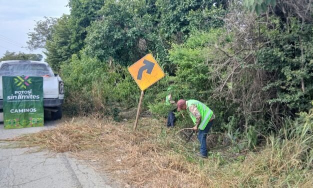 JEC CONSERVA CIRCUITO CAÑERO QUE COMUNICA A 70 LOCALIDADES DE CIUDAD VALLES