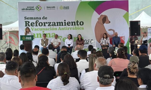 MÁS DE 553 MIL MASCOTAS PROTEGIDAS CONTRA LA RABIA EN SAN LUIS POTOSÍ