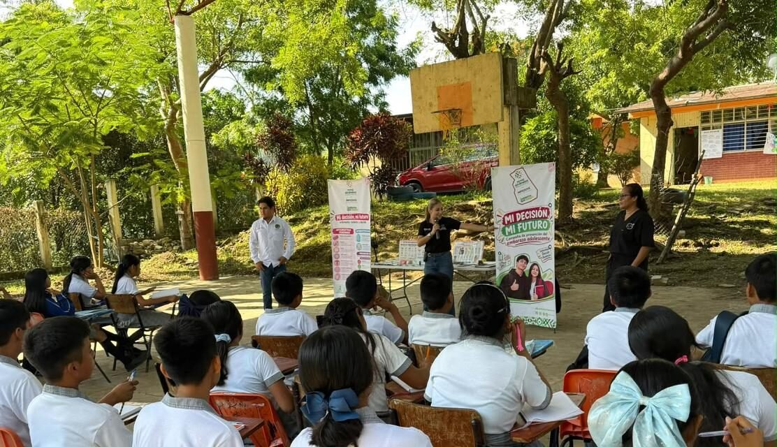 INPOJUVE LLEVA PREVENCIÓN DEL EMBARAZO A MÁS DE 500 JÓVENES DE LA HUASTECA