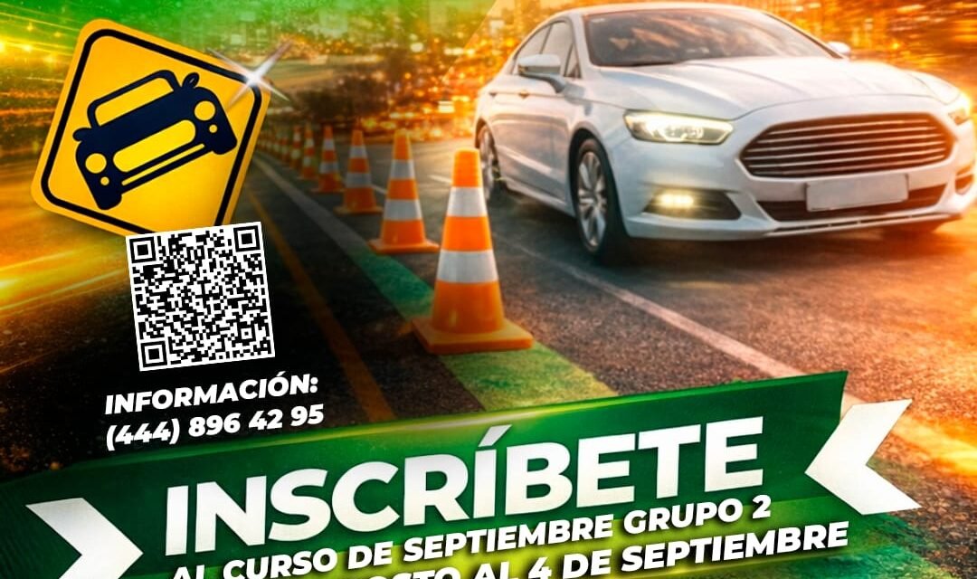 JÓVENES POTOSINOS APRENDEN A CONDUCIR CON SEGURIDAD