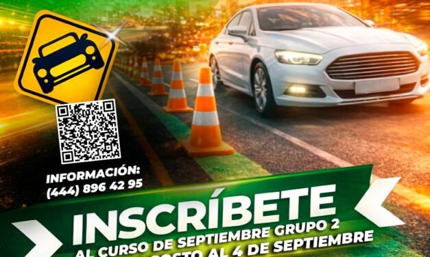 JÓVENES POTOSINOS APRENDEN A CONDUCIR CON SEGURIDAD