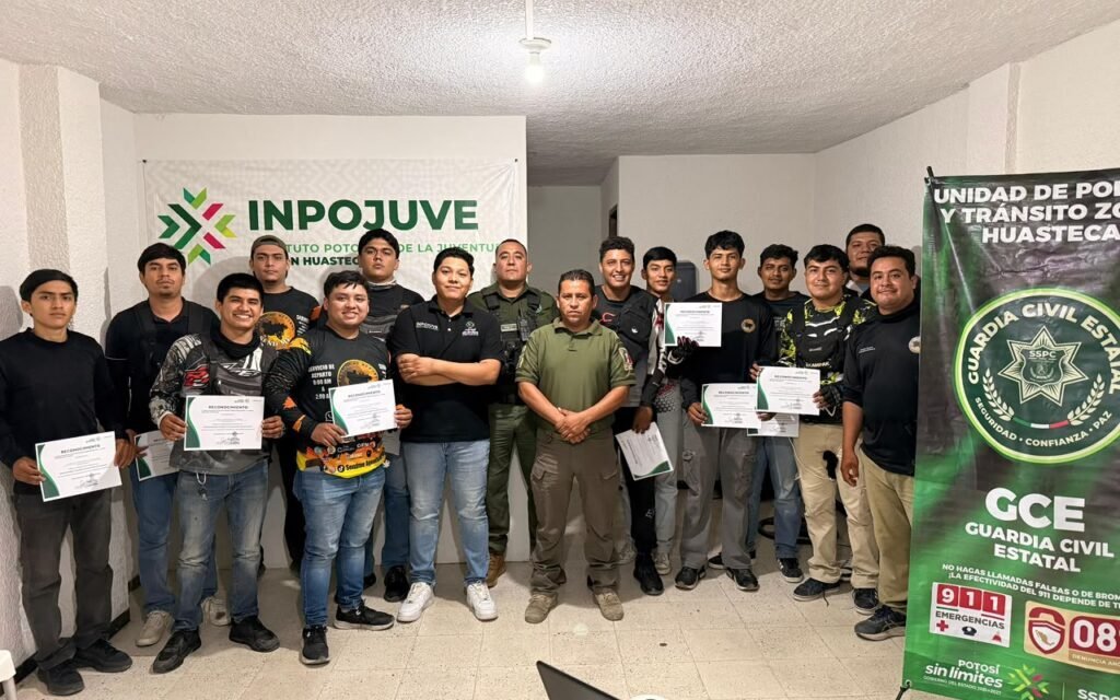 INPOJUVE OFRECE CAPACITACIÓN EN EDUCACIÓN Y SEGURIDAD VIAL EN CIUDAD VALLES