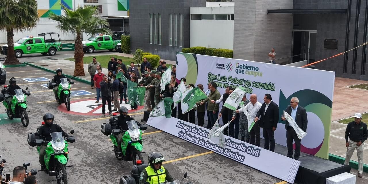 CON EL RESPALDO DEL GOBERNADOR RICARDO GALLARDO, SOLEDAD AMPLÍA SU CAPACIDAD DE SEGURIDAD
