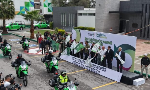 CON EL RESPALDO DEL GOBERNADOR RICARDO GALLARDO, SOLEDAD AMPLÍA SU CAPACIDAD DE SEGURIDAD
