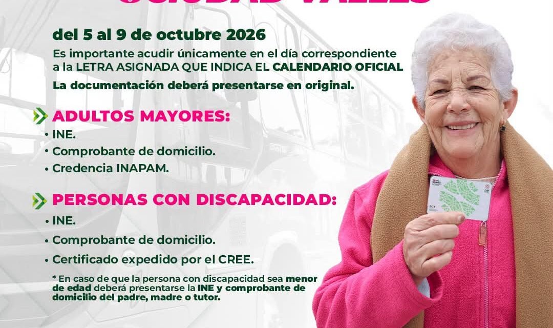 GOBIERNO DEL ESTADO ABRE REGISTRO PARA TRANSPORTE GRATUITO EN CIUDAD VALLES