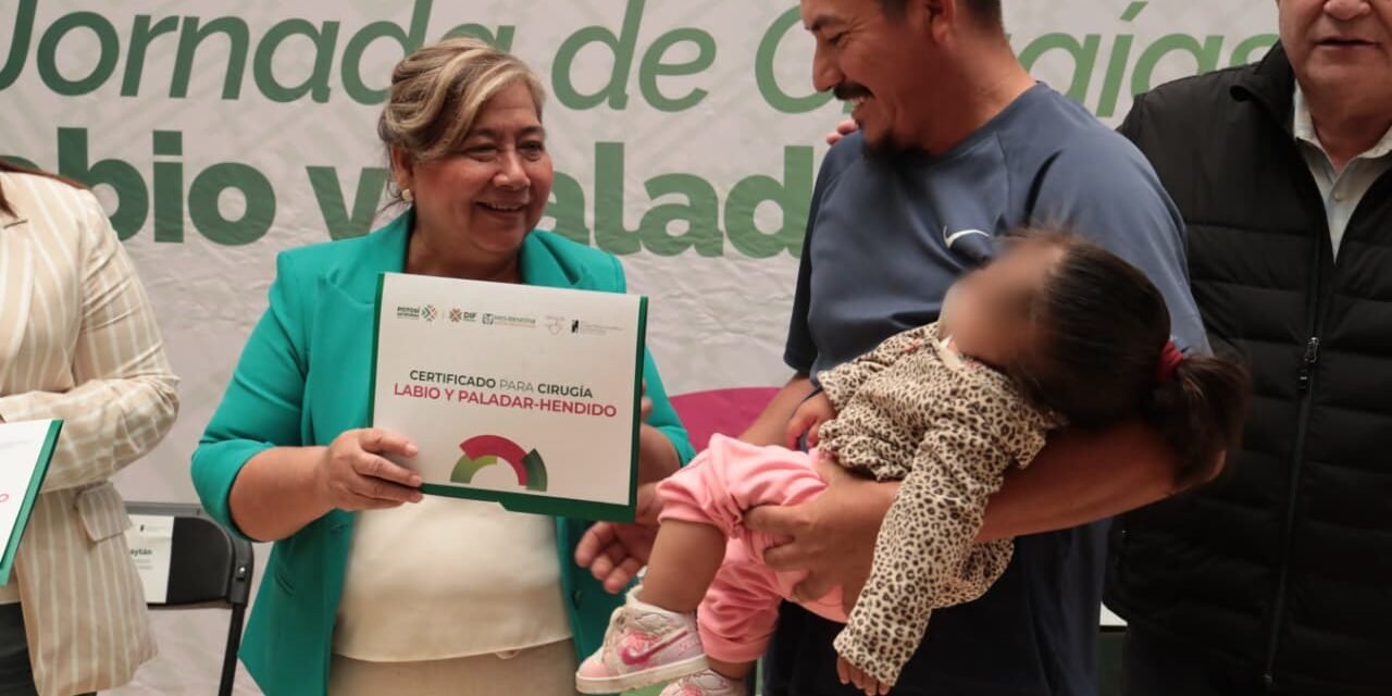 DIF ESTATAL ACERCA CIRUGÍAS GRATUITAS A NIÑAS Y NIÑOS CON LABIO Y PALADAR HENDIDO
