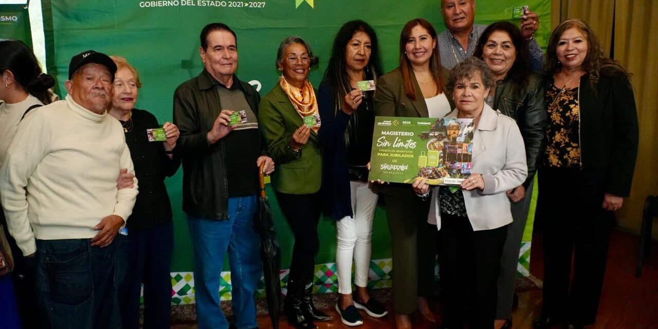 EL GOBERNADOR RICARDO GALLARDO ACERCA NUEVOS BENEFICIOS TURÍSTICOS A JUBILADOS DEL MAGISTERIO POTOSINO